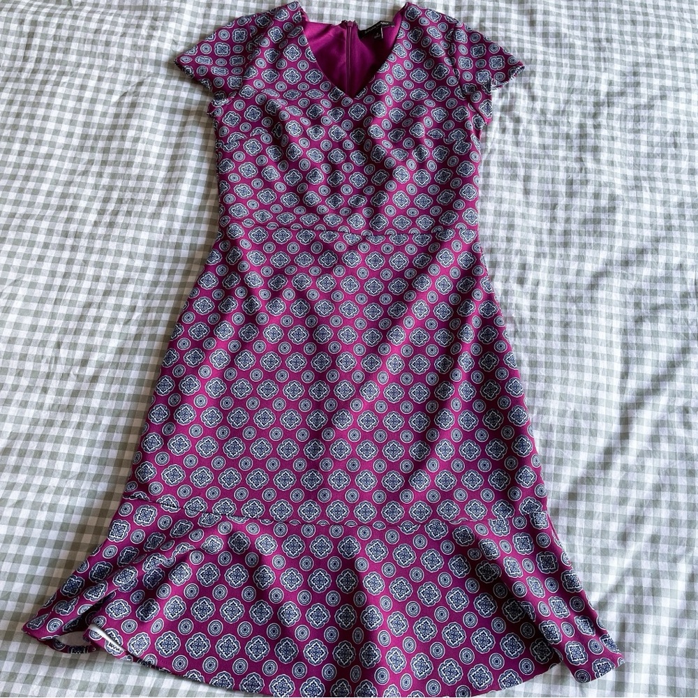 DONATED Banana Republic Printed Dress - Picture 2 of 2